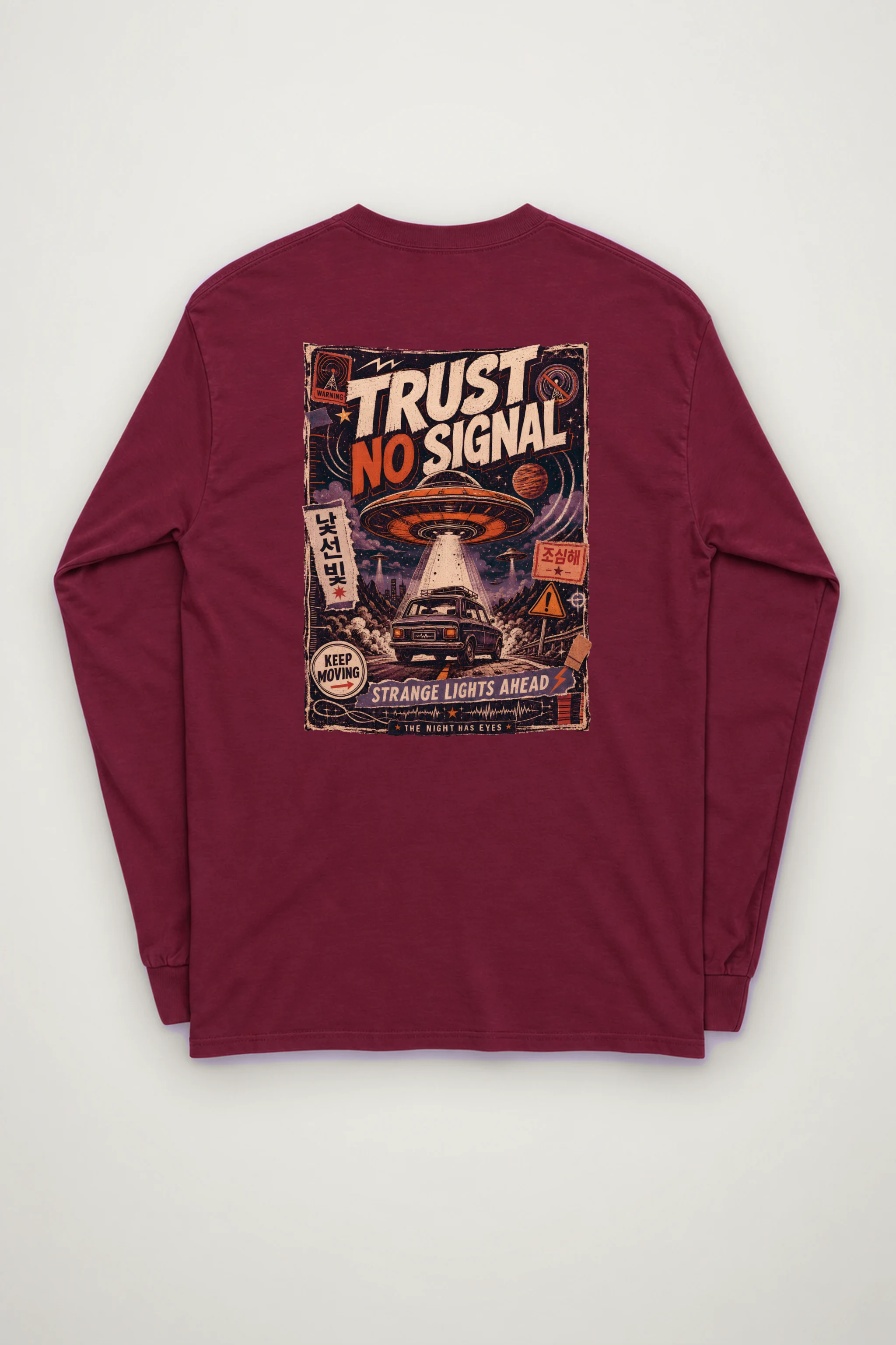 "Strange Lights Ahead" Unisex Longsleeve T-shirt