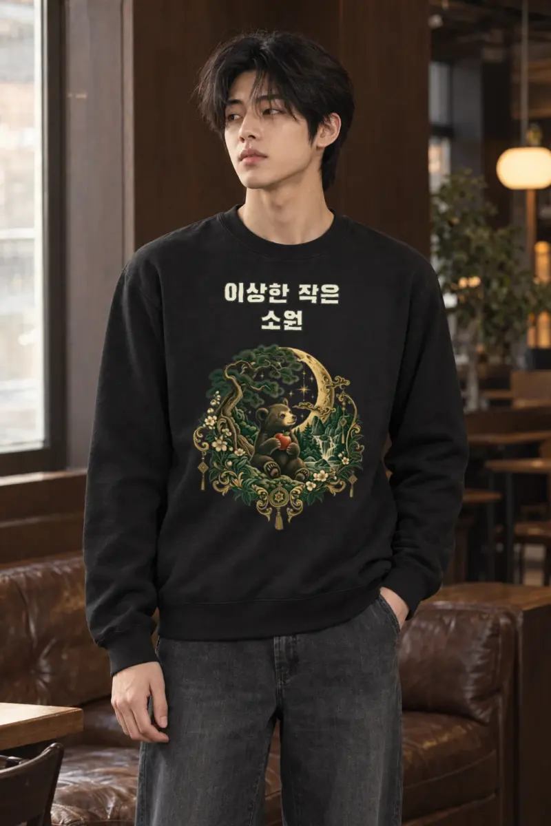 "Strange Little Wish" Heavy Blend Unisex Crewneck Sweatshirt