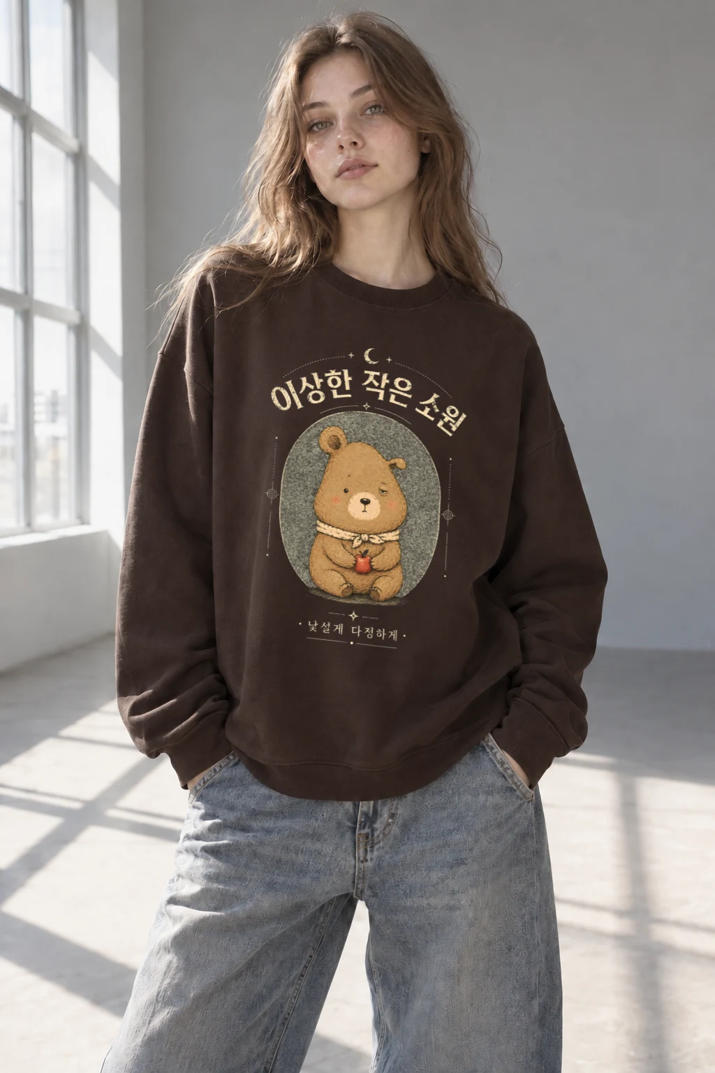 "Strange Little Wish" Heavy Blend Unisex Crewneck Sweatshirt | Gildan 18000