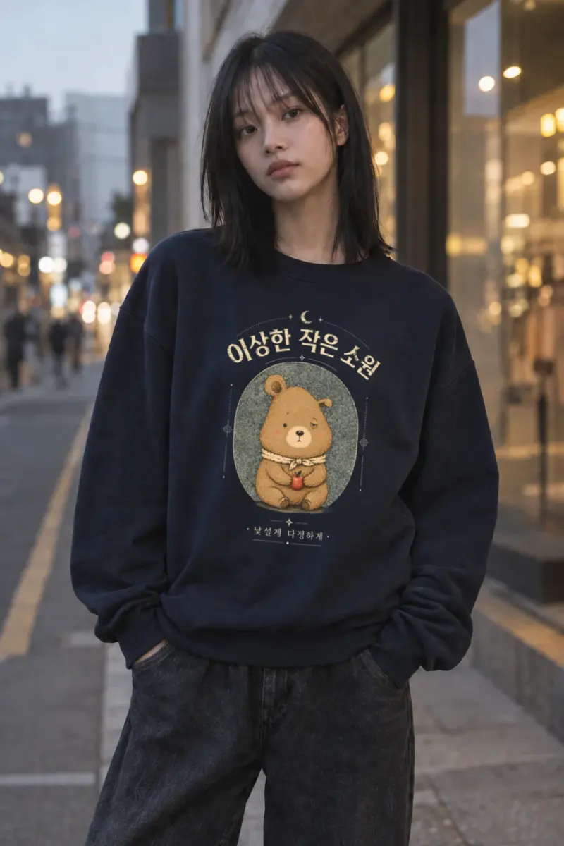 "Strange Little Wish" Unisex Sponge Fleece Crewneck Sweatshirt | Bella + Canvas 3901
