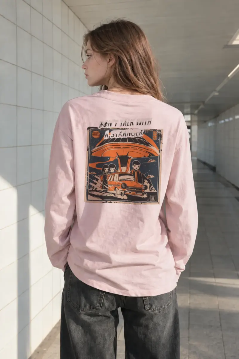 "Stranger Signal" Unisex Longsleeve T-shirt | Gildan 2400