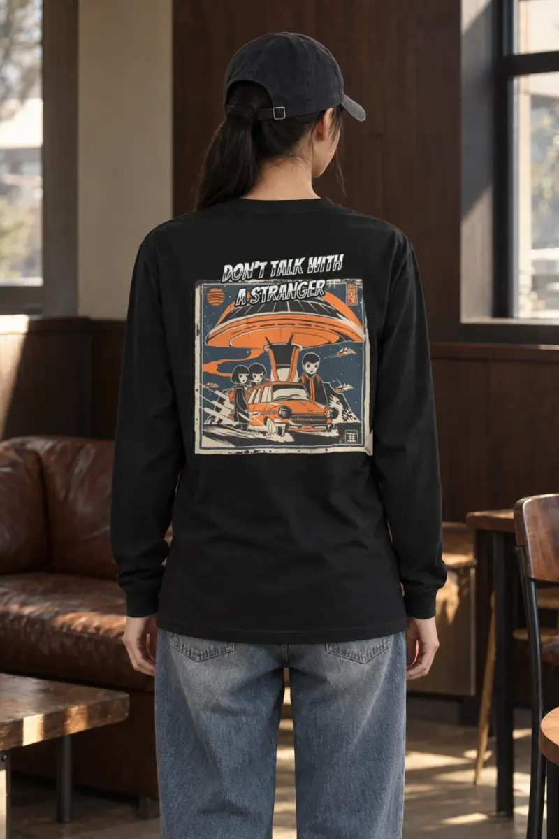 "Stranger Signal" Unisex Longsleeve T-shirt | Gildan 2400