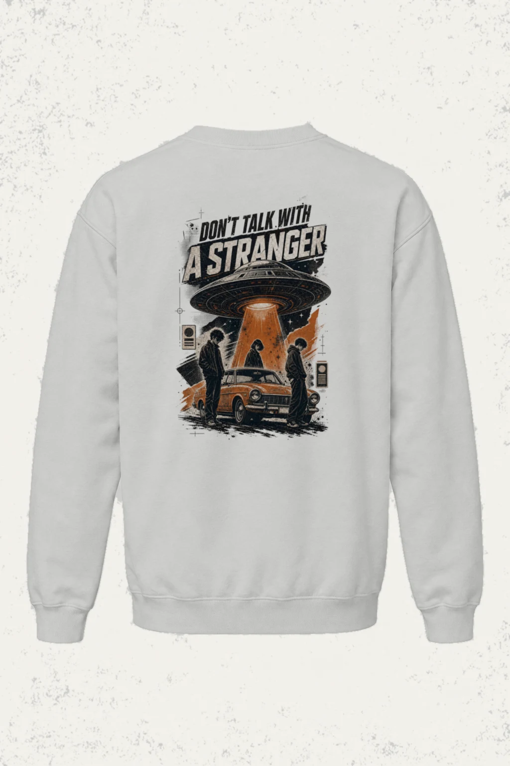 "Stranger Warning" Heavy Blend Unisex Crewneck Sweatshirt | Gildan 18000