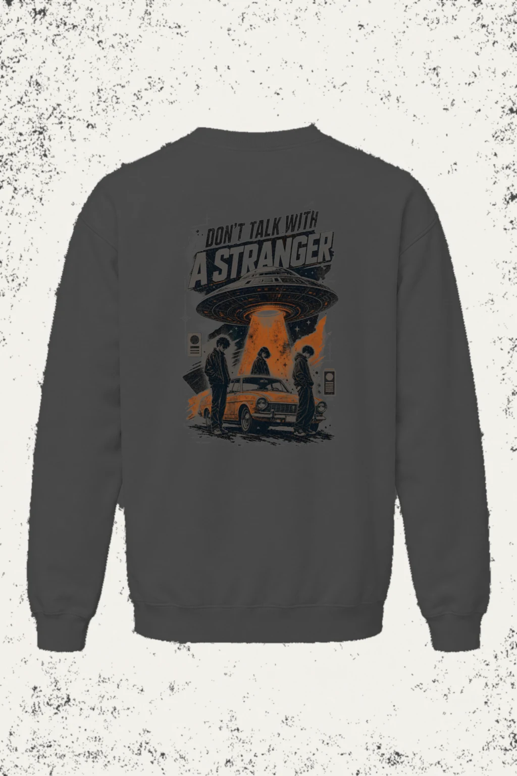 "Stranger Warning" Heavy Blend Unisex Crewneck Sweatshirt | Gildan 18000