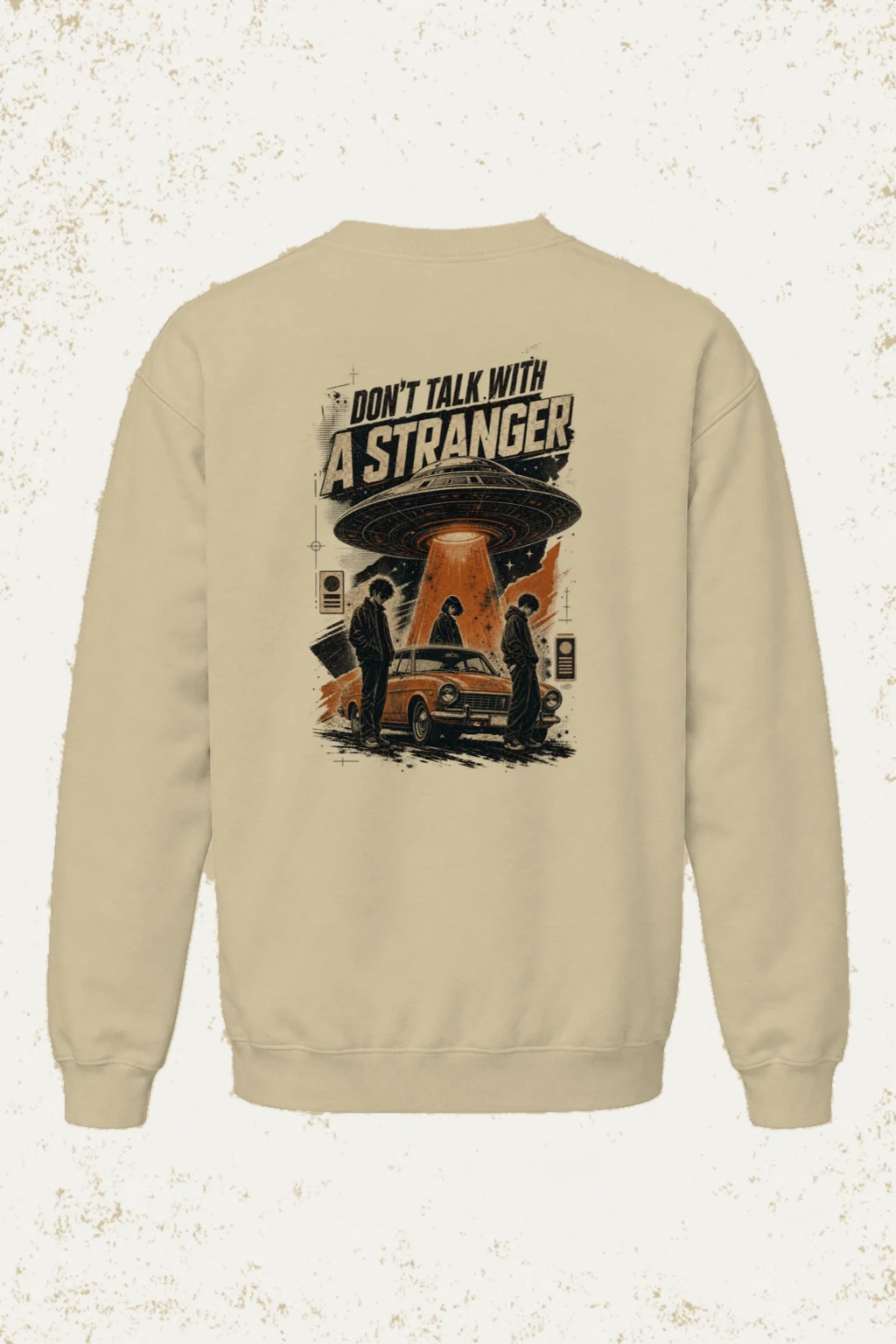 "Stranger Warning" Heavy Blend Unisex Crewneck Sweatshirt | Gildan 18000