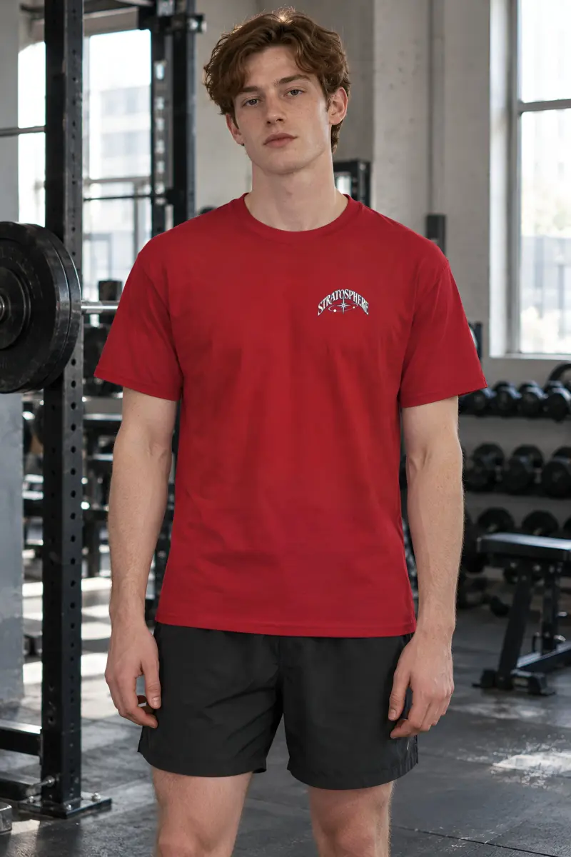 "Stratosphere Skydiver" Heavyweight Unisex Crewneck T-shirt