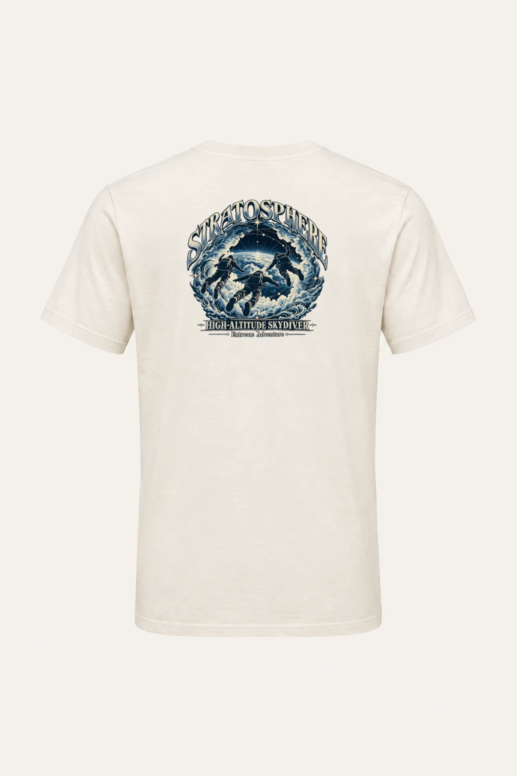 "Stratosphere Skydiver" Heavyweight Unisex Crewneck T-shirt | Gildan 5000