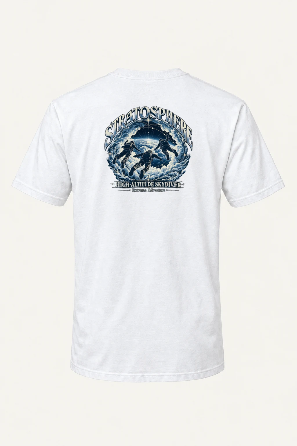 "Stratosphere Skydiver" Heavyweight Unisex Crewneck T-shirt | Gildan 5000