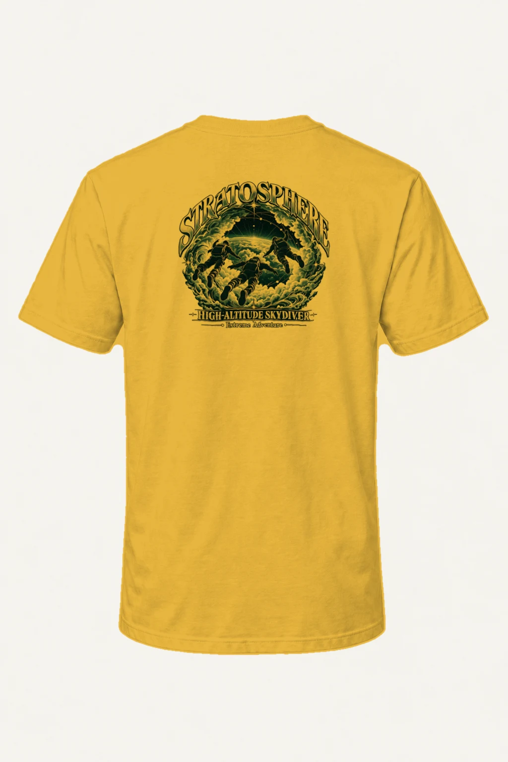 "Stratosphere Skydiver" Heavyweight Unisex Crewneck T-shirt | Gildan 5000