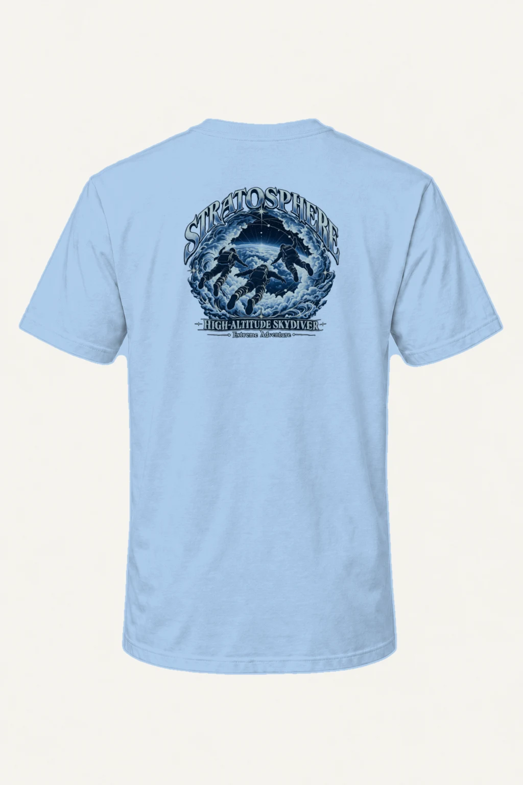 "Stratosphere Skydiver" Heavyweight Unisex Crewneck T-shirt | Gildan 5000