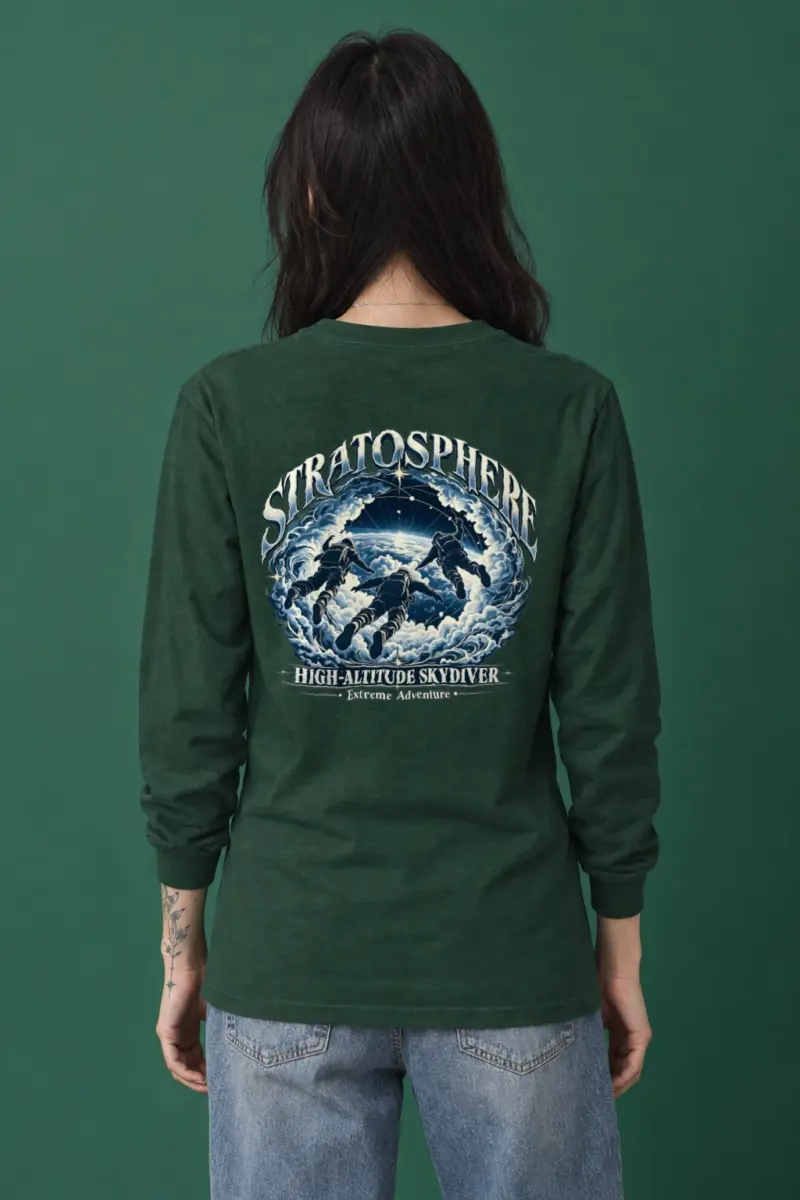 "Stratosphere Skydiver" Unisex Longsleeve T-shirt