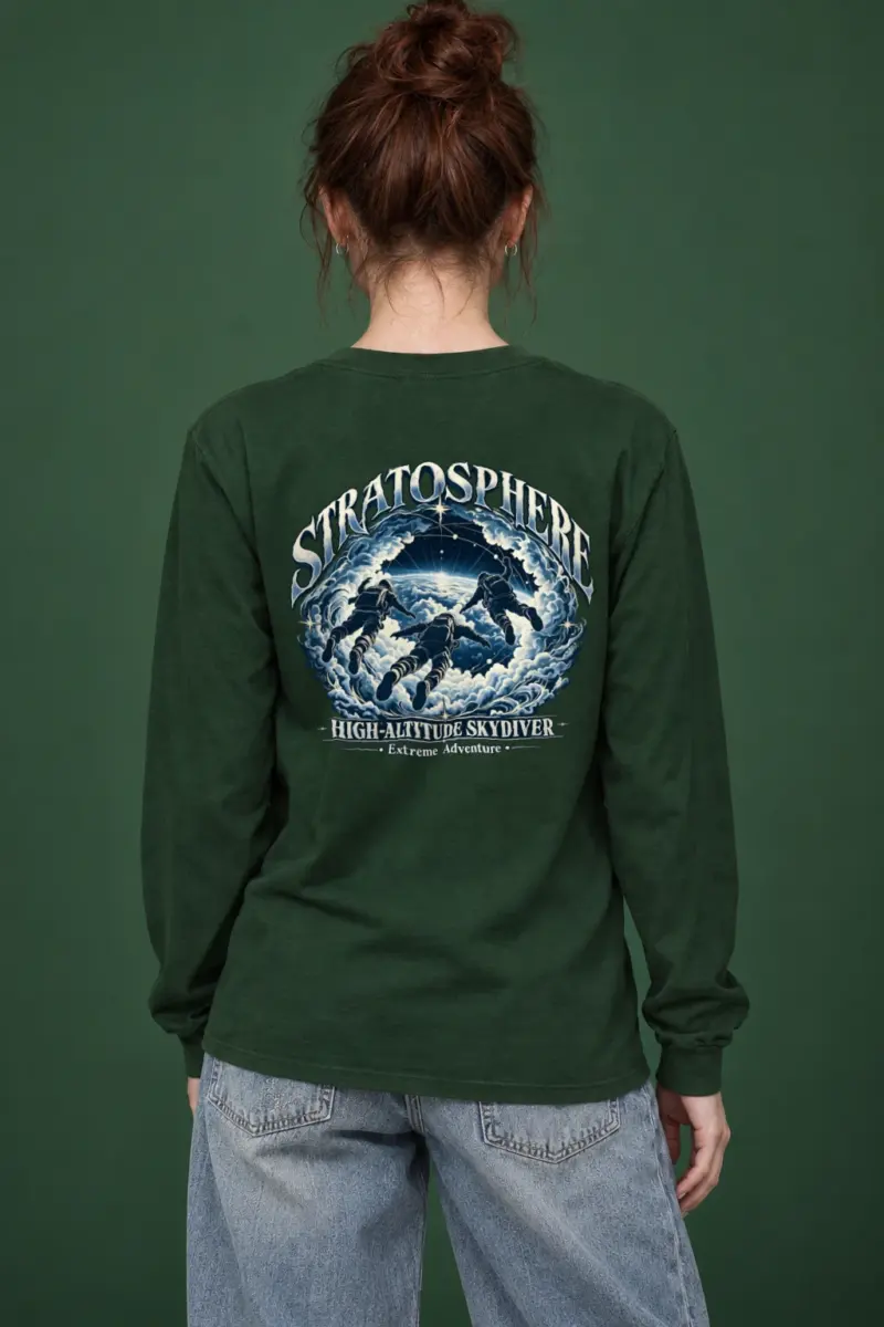 "Stratosphere Skydiver" Unisex Longsleeve T-shirt