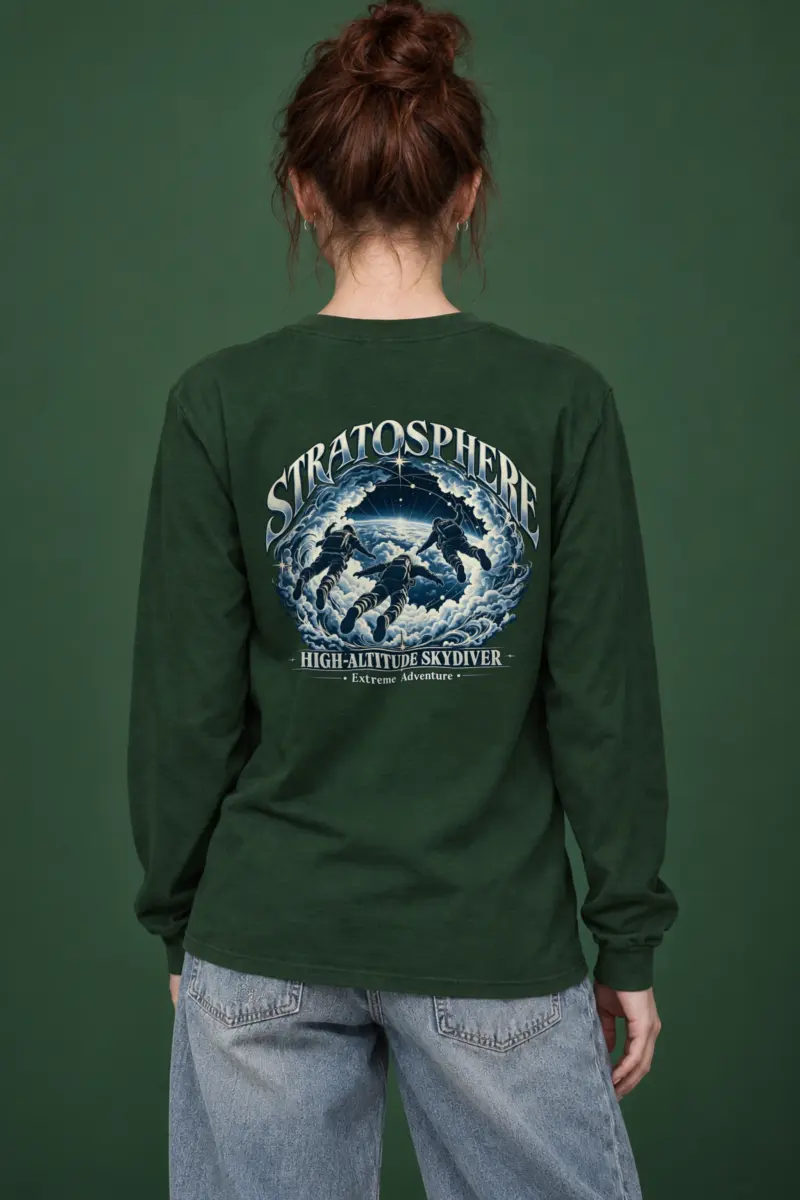 "Stratosphere Skydiver" Unisex Longsleeve T-shirt