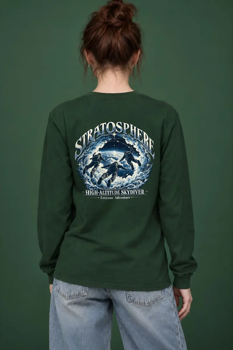 "Stratosphere Skydiver" Unisex Longsleeve T-shirt