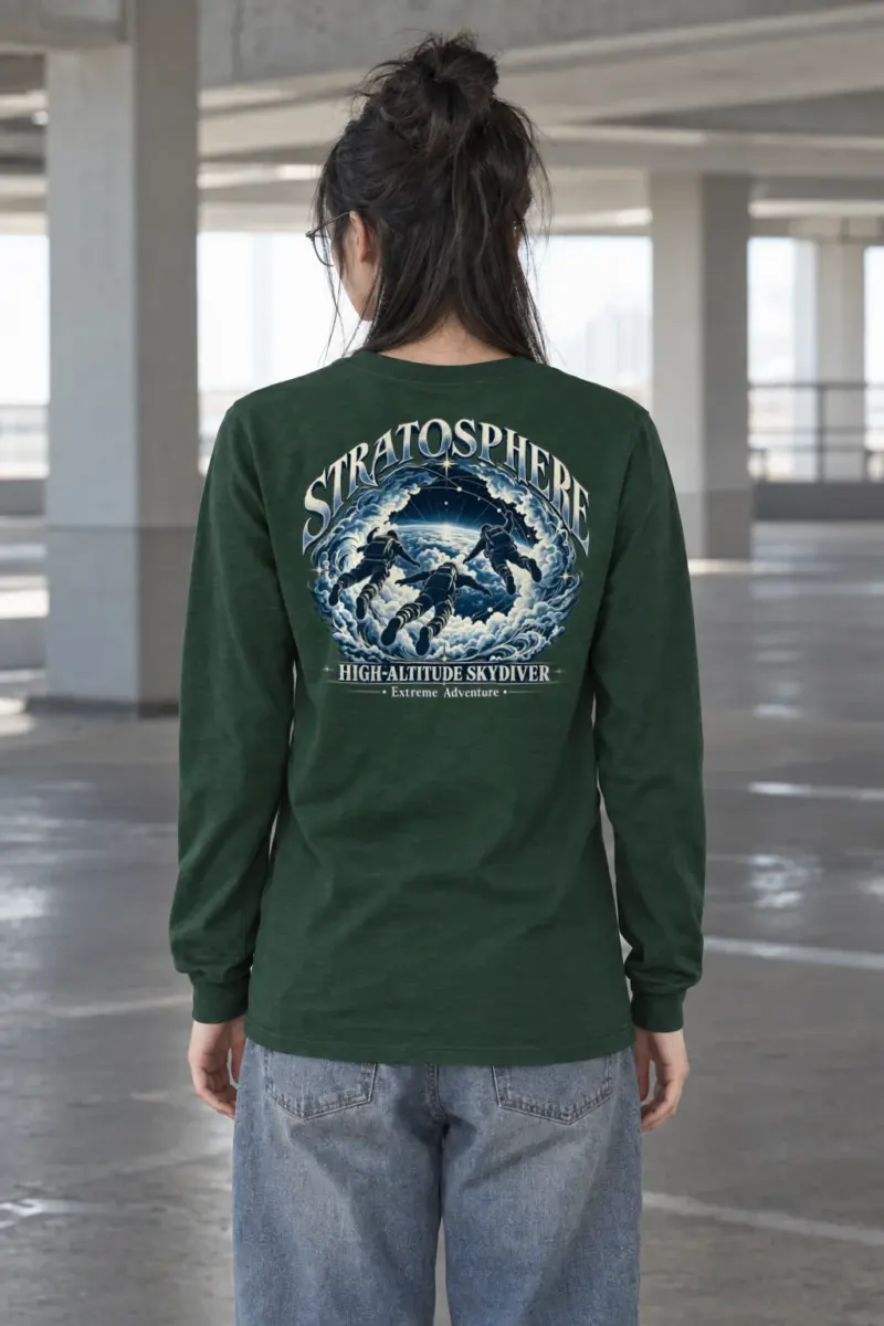 "Stratosphere Skydiver" Unisex Longsleeve T-shirt