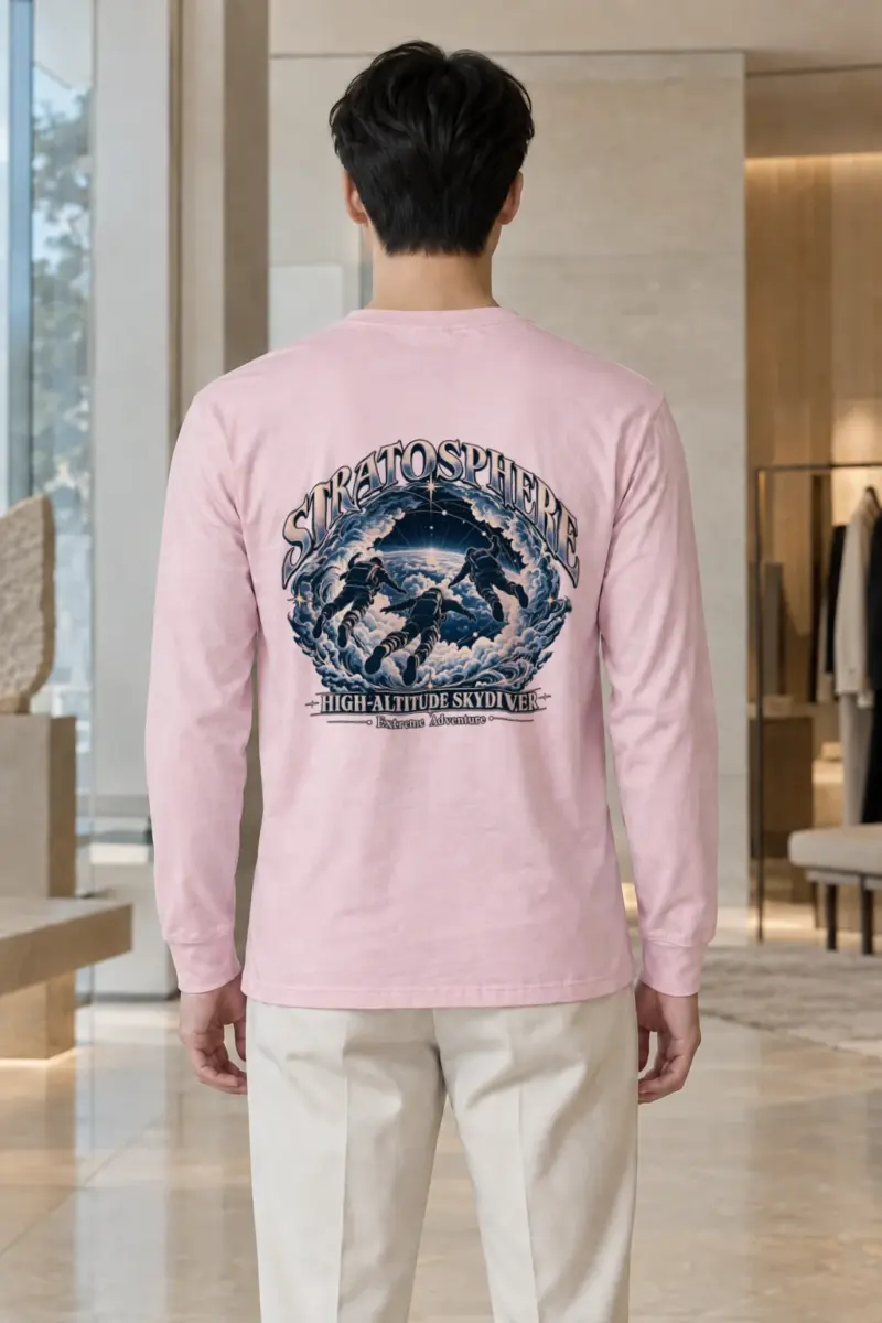 "Stratosphere Skydiver" Unisex Longsleeve T-shirt | Gildan 2400
