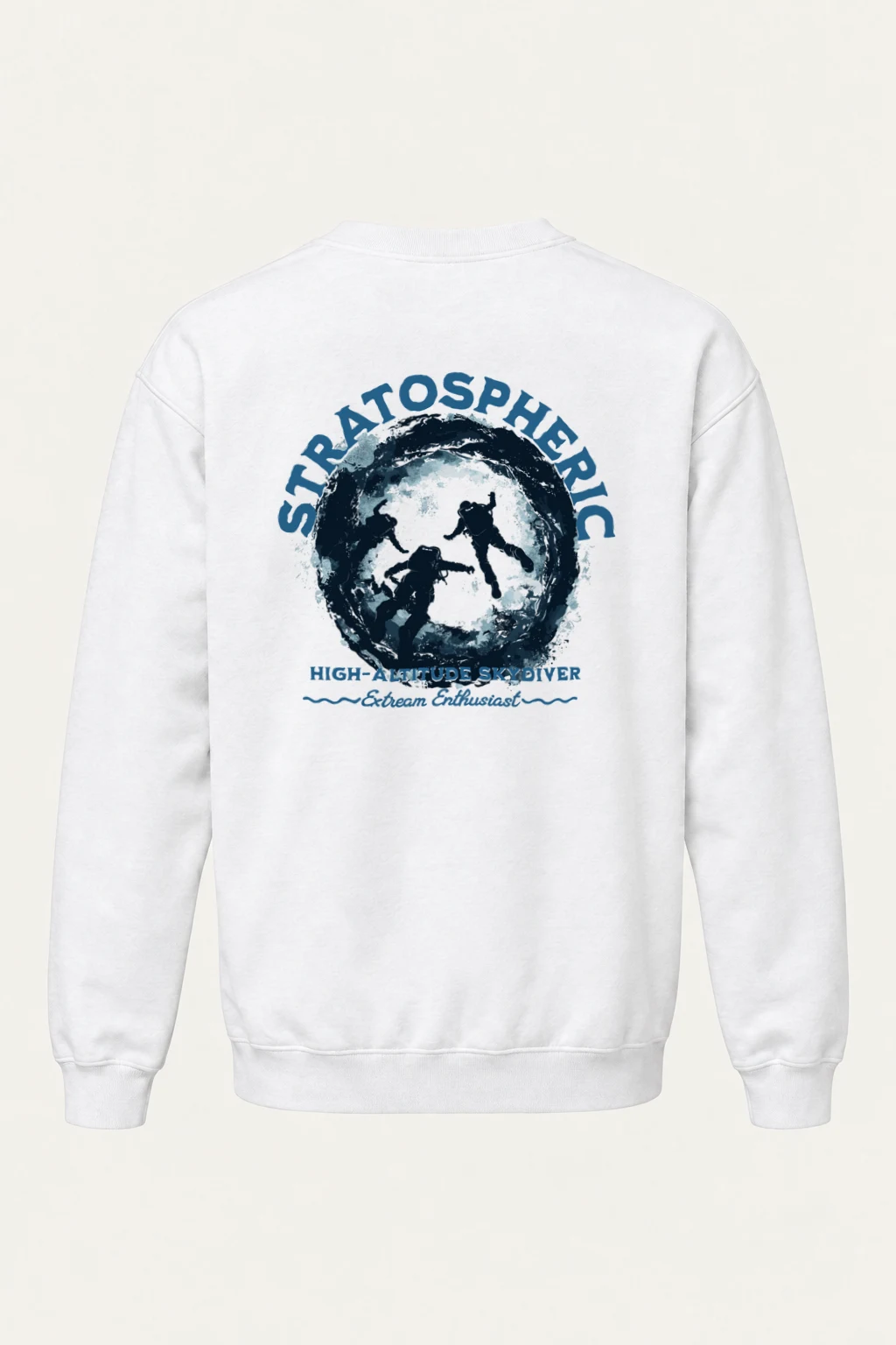 "Stratospheric Skydiver" Heavy Blend Unisex Crewneck Sweatshirt | Gildan 18000