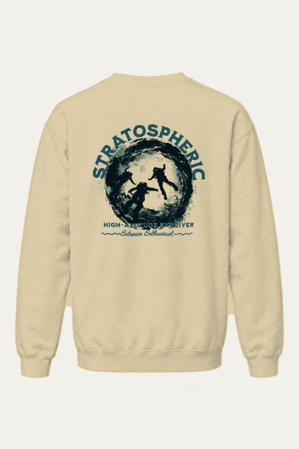 "Stratospheric Skydiver" Heavy Blend Unisex Crewneck Sweatshirt | Gildan 18000