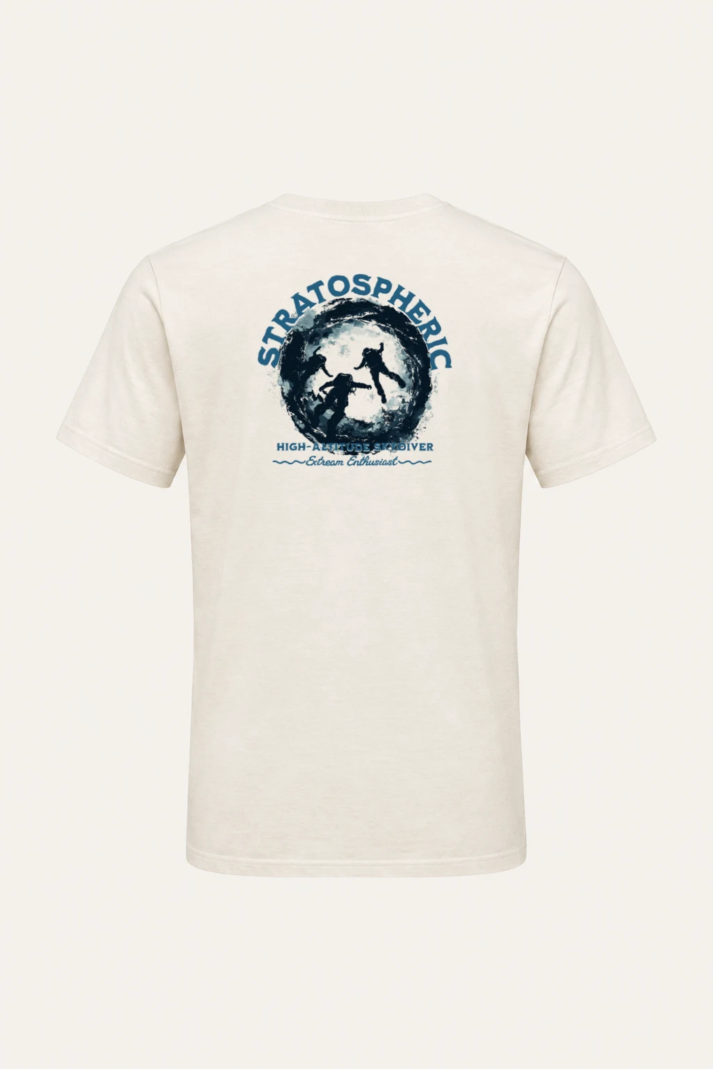 "Stratospheric Skydiver" Heavyweight Unisex Crewneck T-shirt | Gildan 5000