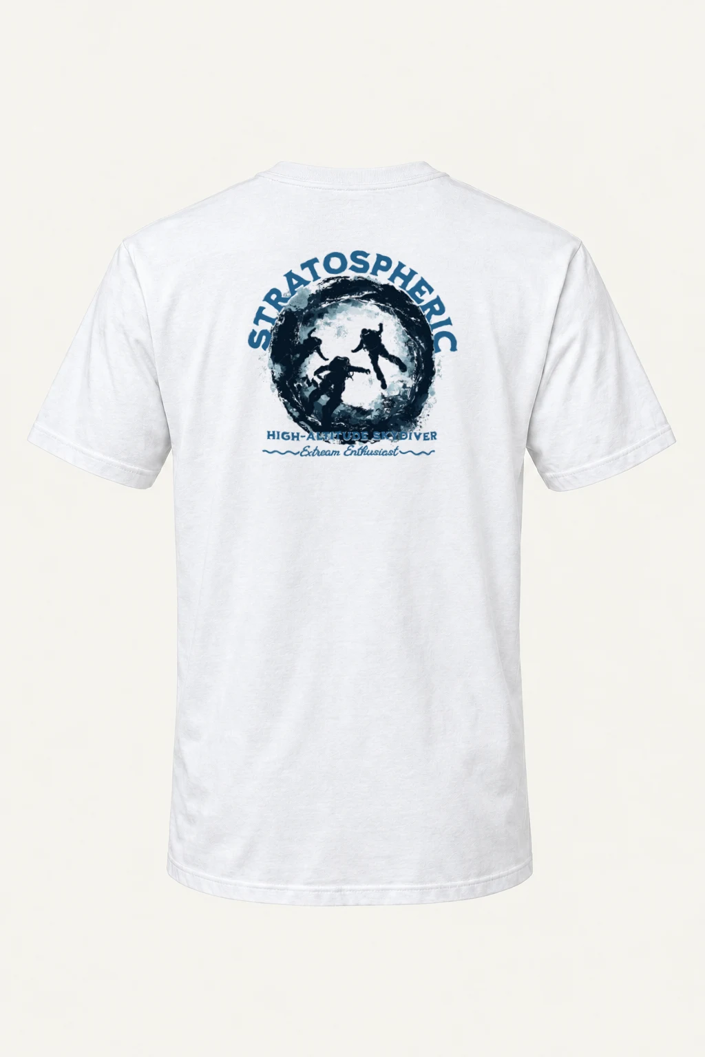 "Stratospheric Skydiver" Heavyweight Unisex Crewneck T-shirt | Gildan 5000