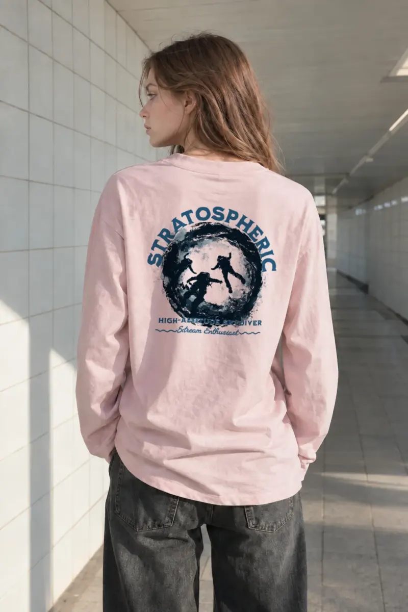 "Stratospheric Skydiver" Unisex Longsleeve T-shirt | Gildan 2400