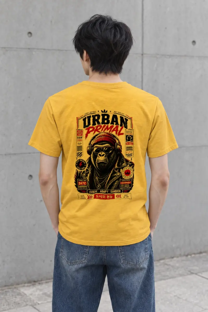 "Street Instinct" Heavyweight Unisex Crewneck T-shirt