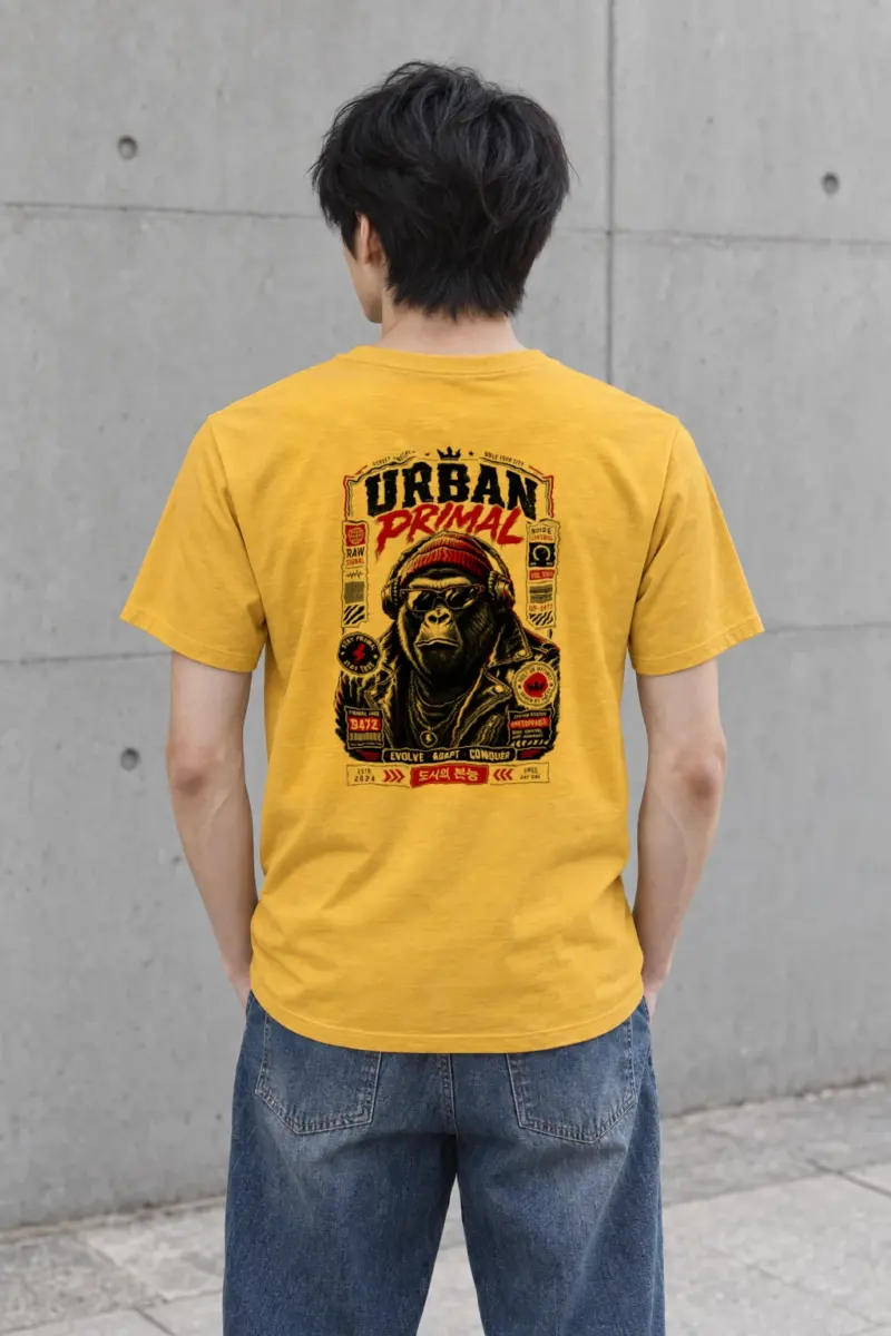 "Street Instinct" Heavyweight Unisex Crewneck T-shirt