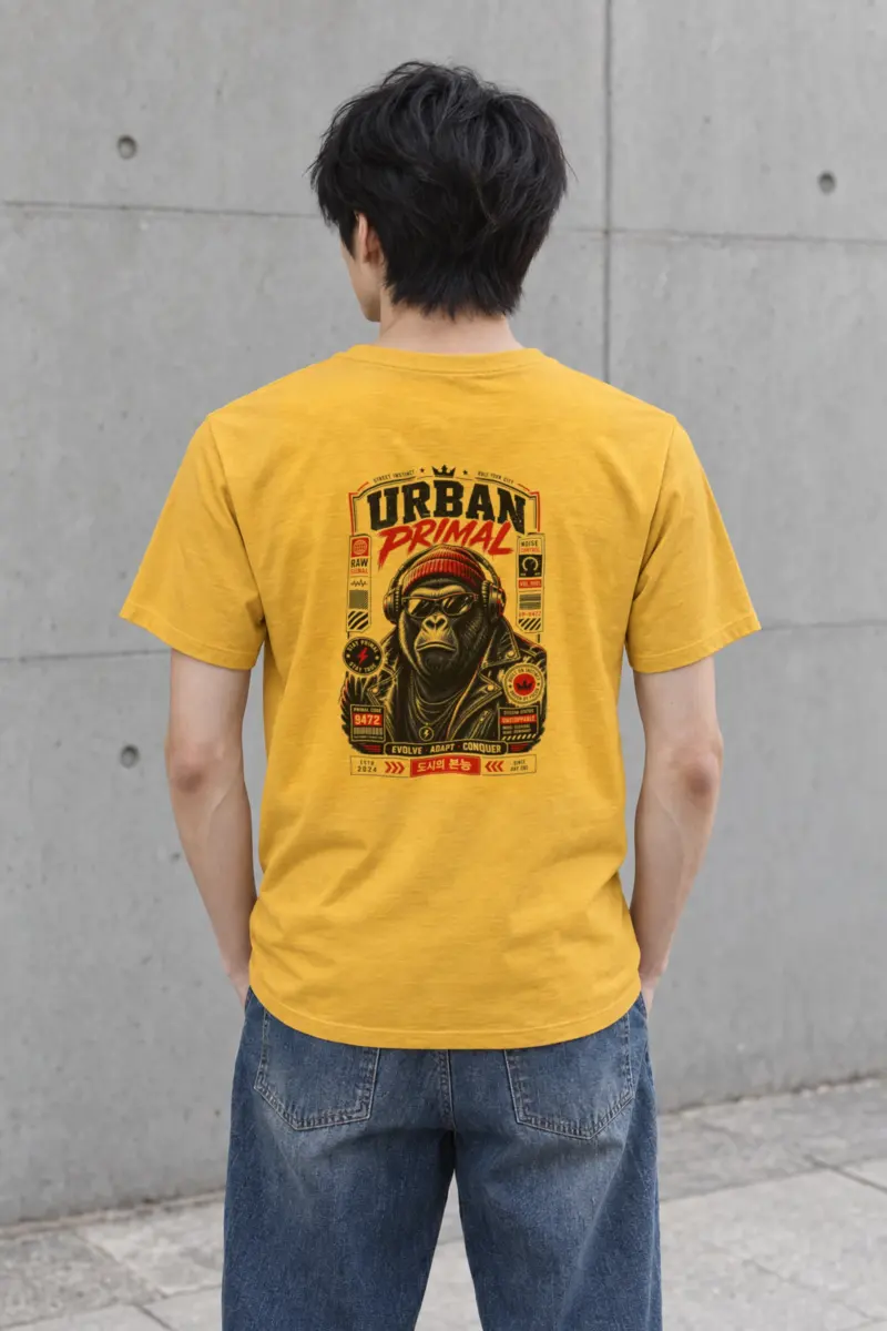"Street Instinct" Heavyweight Unisex Crewneck T-shirt