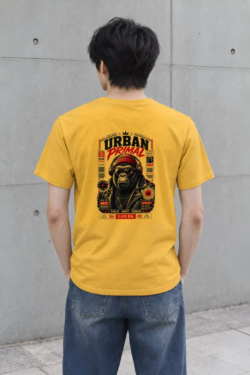 "Street Instinct" Heavyweight Unisex Crewneck T-shirt