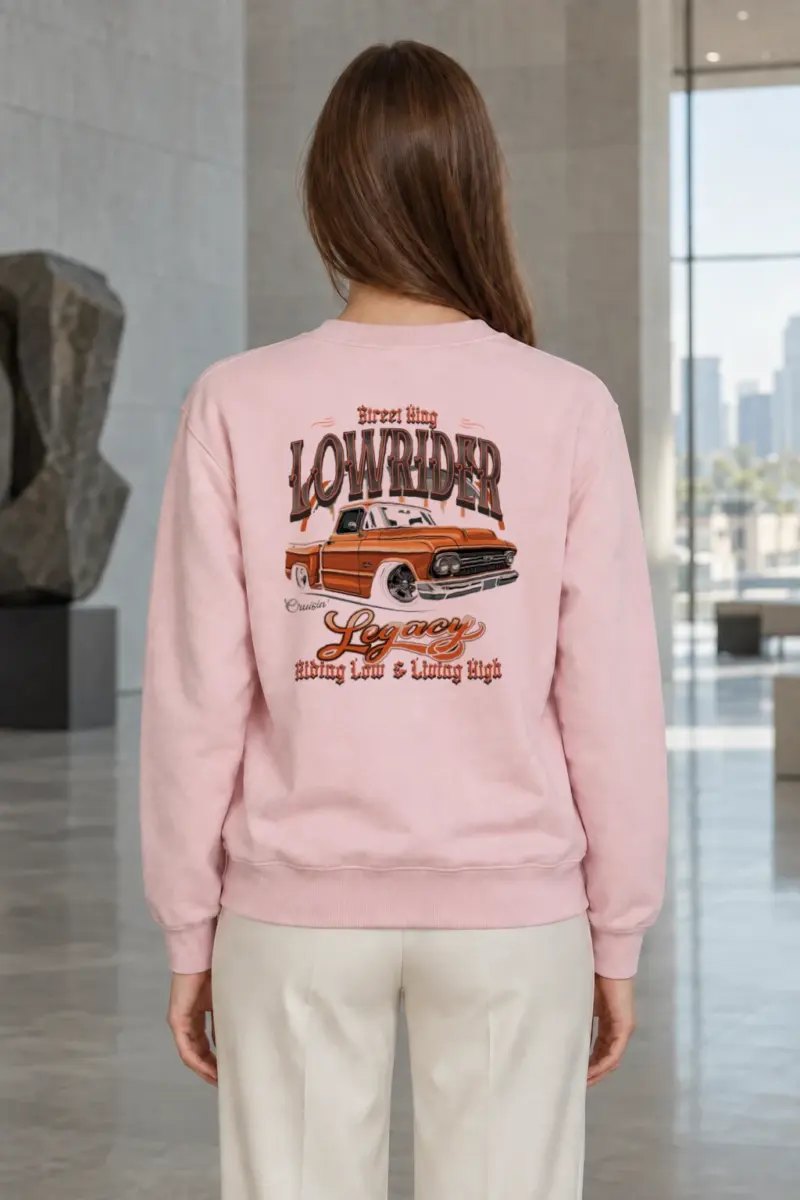 "Street King Lowrider" Heavy Blend Unisex Crewneck Sweatshirt | Gildan 18000