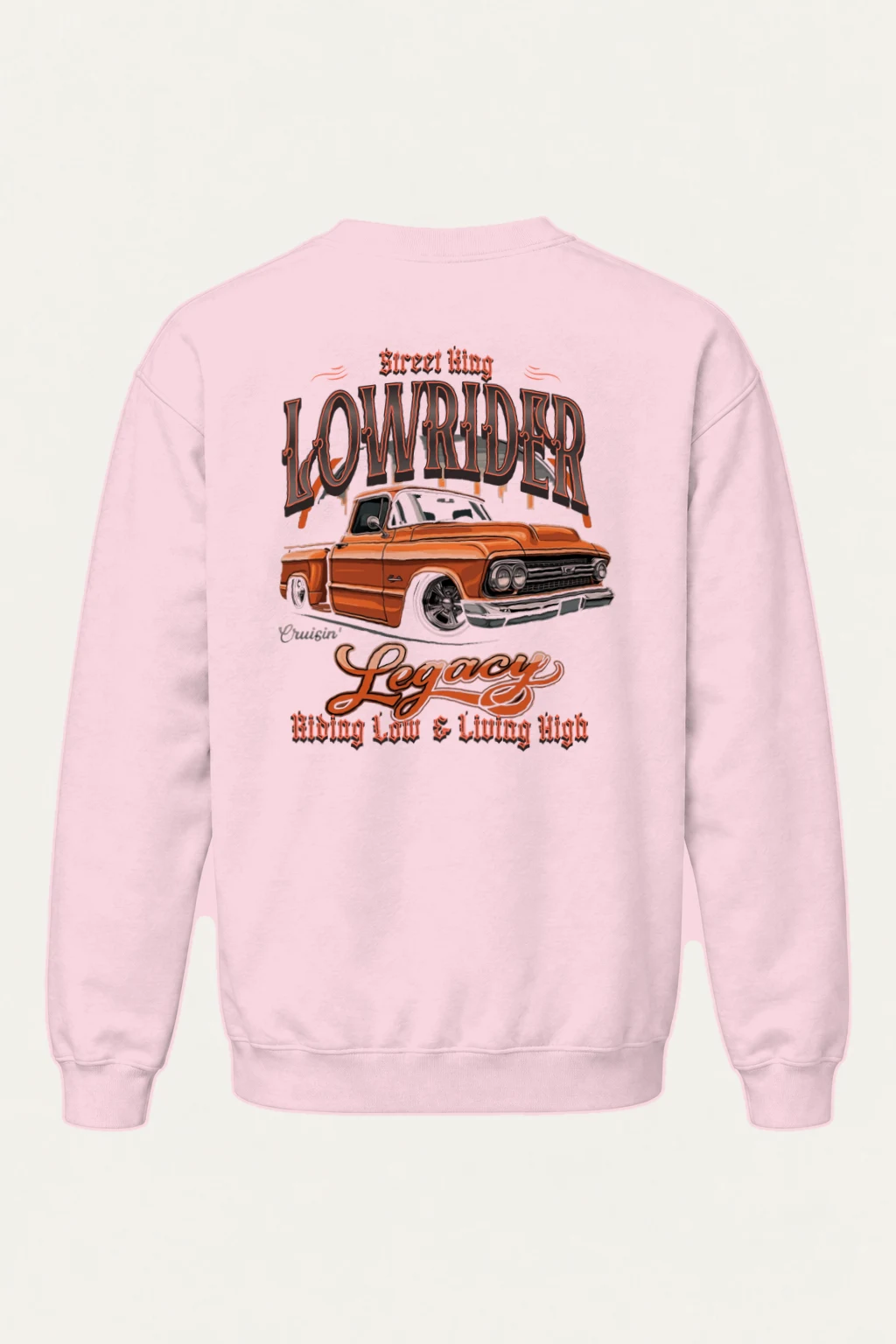 "Street King Lowrider" Heavy Blend Unisex Crewneck Sweatshirt | Gildan 18000