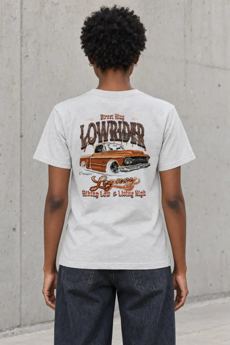 "Street King Lowrider" Heavyweight Unisex Crewneck T-shirt | Gildan 5000