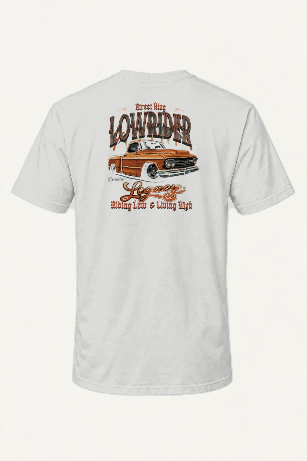 "Street King Lowrider" Heavyweight Unisex Crewneck T-shirt | Gildan 5000