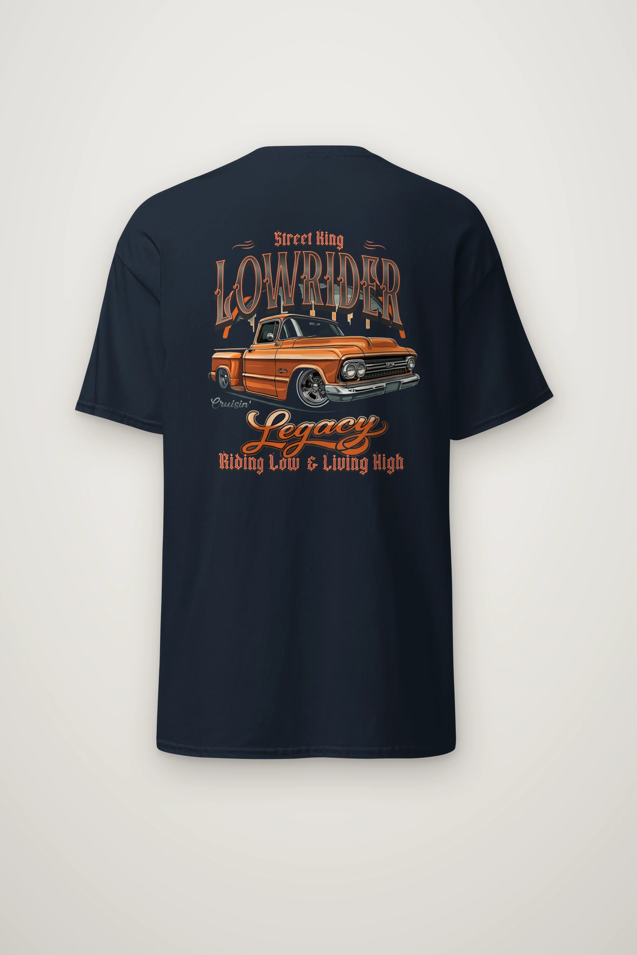 "Street King Lowrider" Heavyweight Unisex Crewneck T-shirt