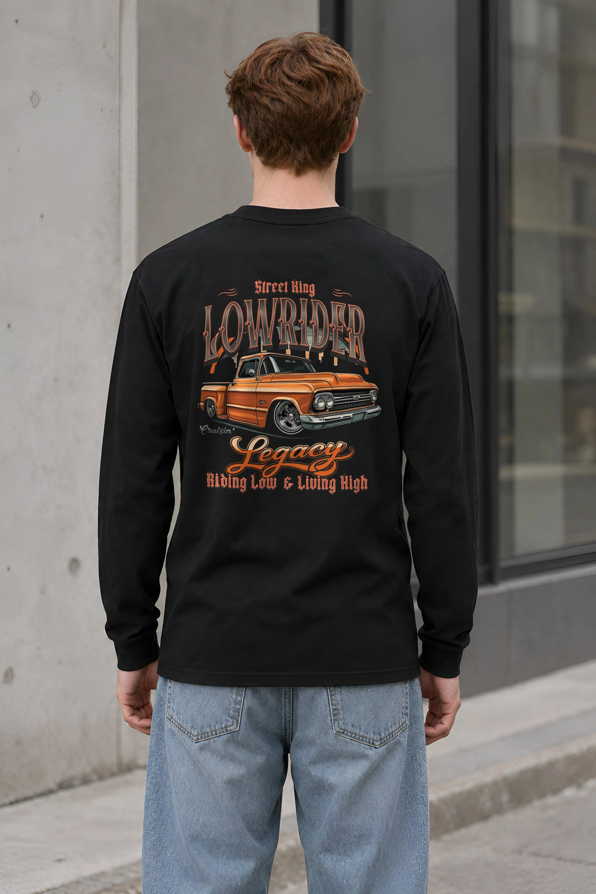"Street King Lowrider" Unisex Longsleeve T-shirt