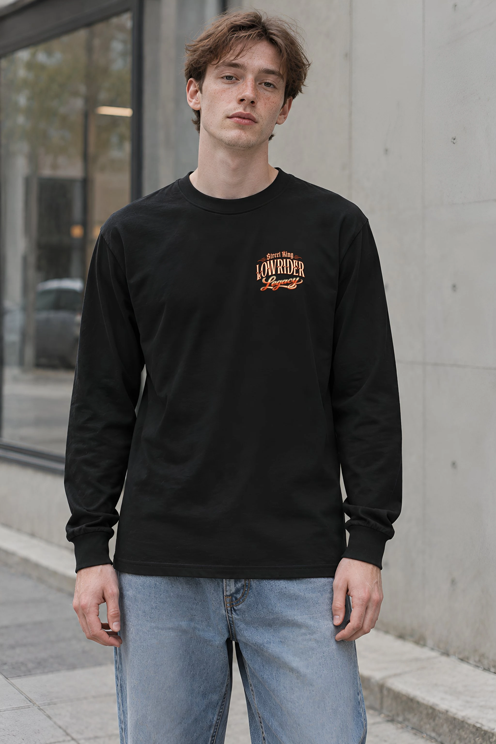 "Street King Lowrider" Unisex Longsleeve T-shirt