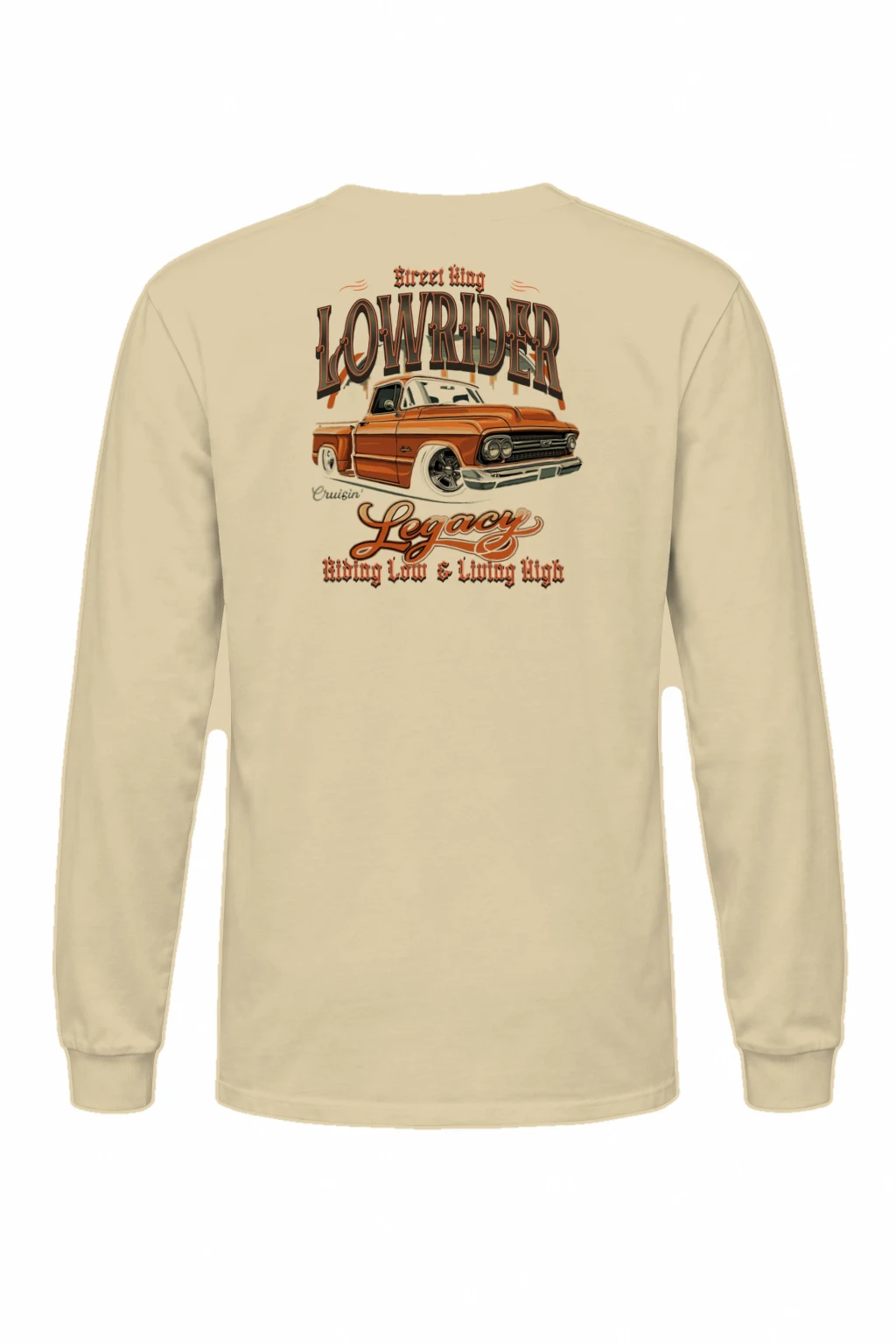 "Street King Lowrider" Unisex Longsleeve T-shirt | Gildan 2400