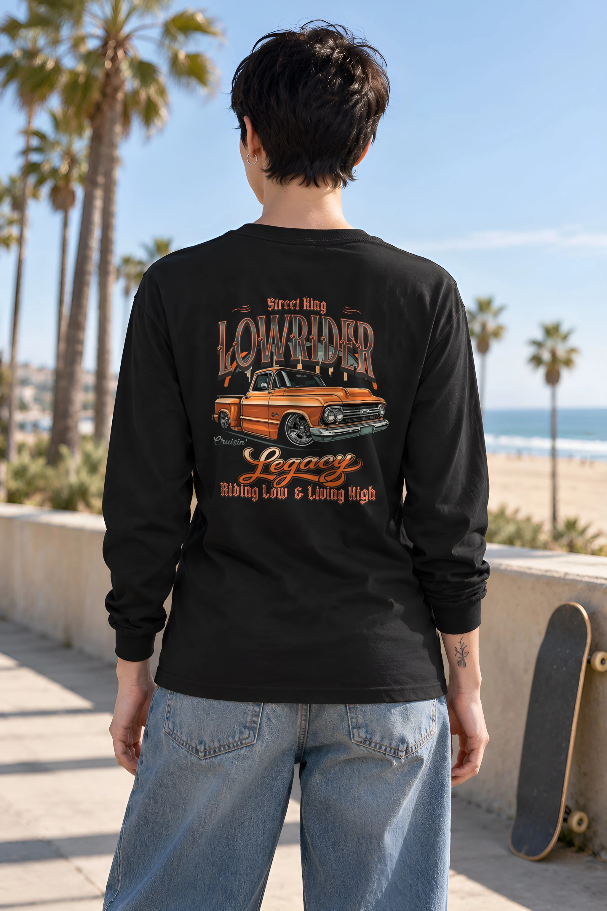 "Street King Lowrider" Unisex Longsleeve T-shirt