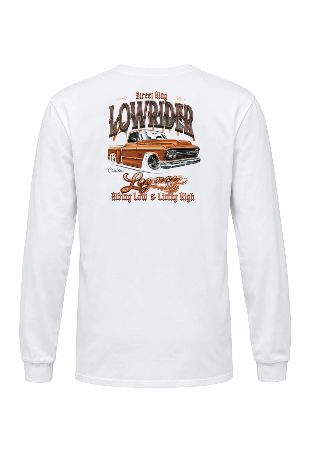 "Street King Lowrider" Unisex Longsleeve T-shirt | Gildan 2400