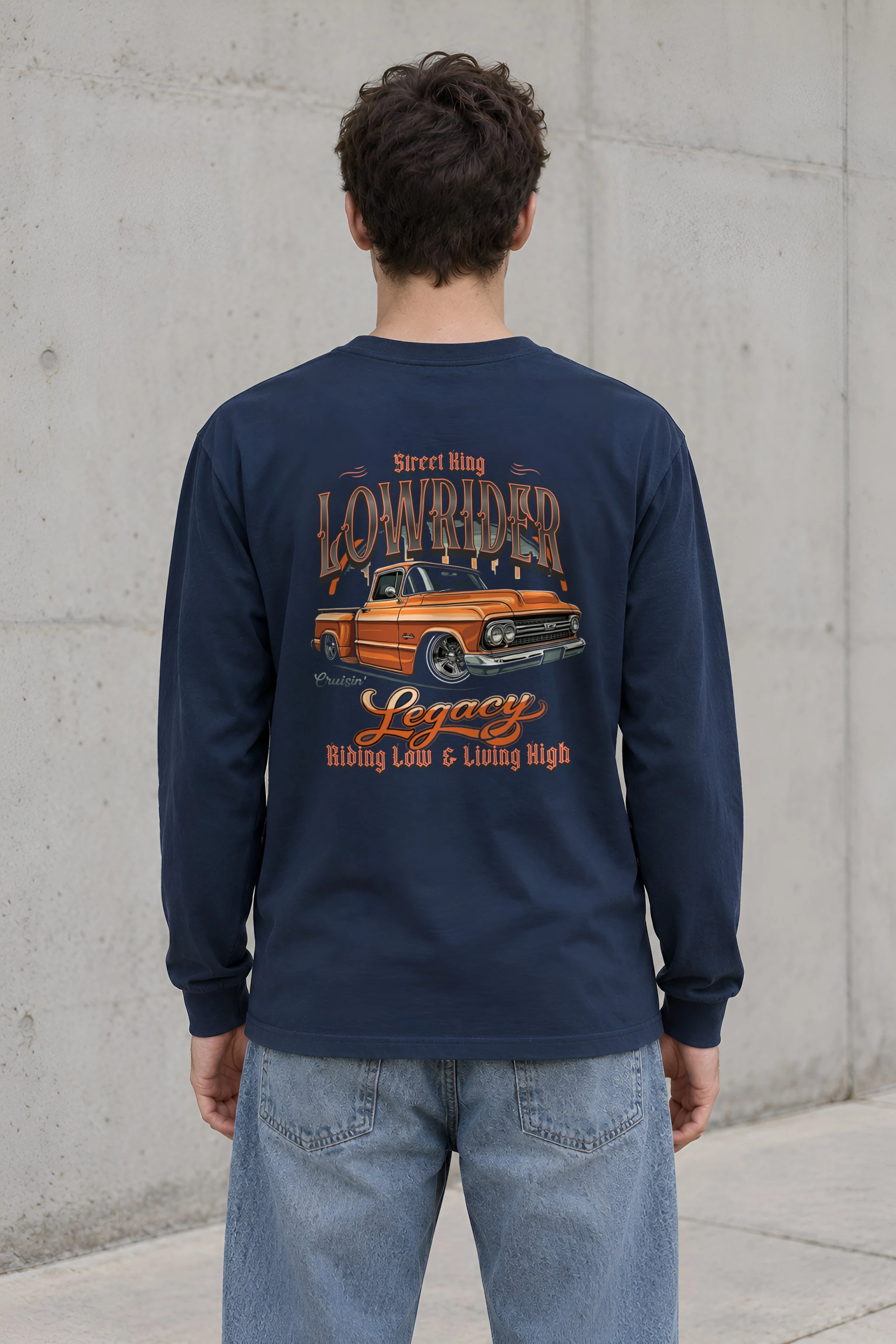 "Street King Lowrider" Unisex Longsleeve T-shirt