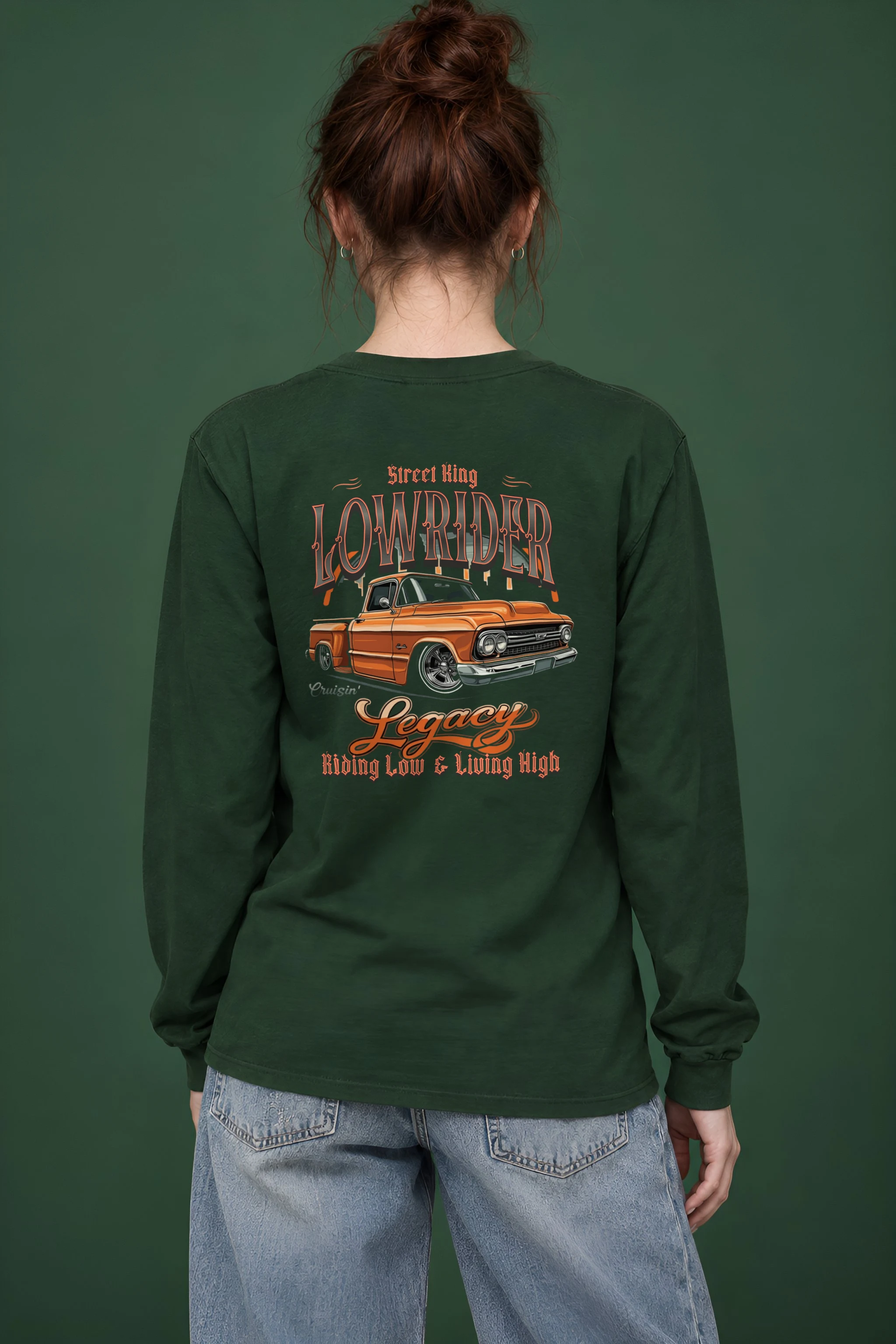 "Street King Lowrider" Unisex Longsleeve T-shirt