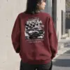 "Street Racing" Heavy Blend Unisex Crewneck Sweatshirt | Gildan 18000