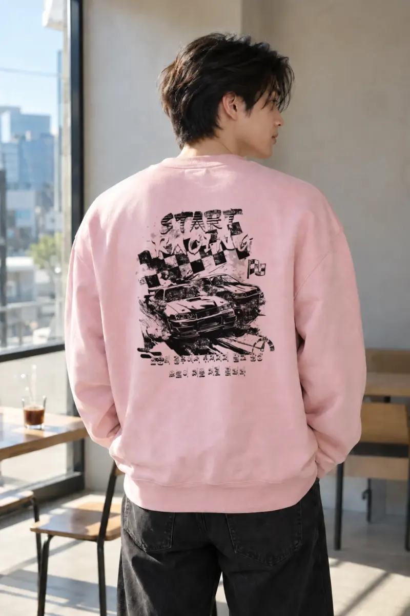 “Street Racing” Heavy Blend Unisex Crewneck Sweatshirt | Gildan 18000