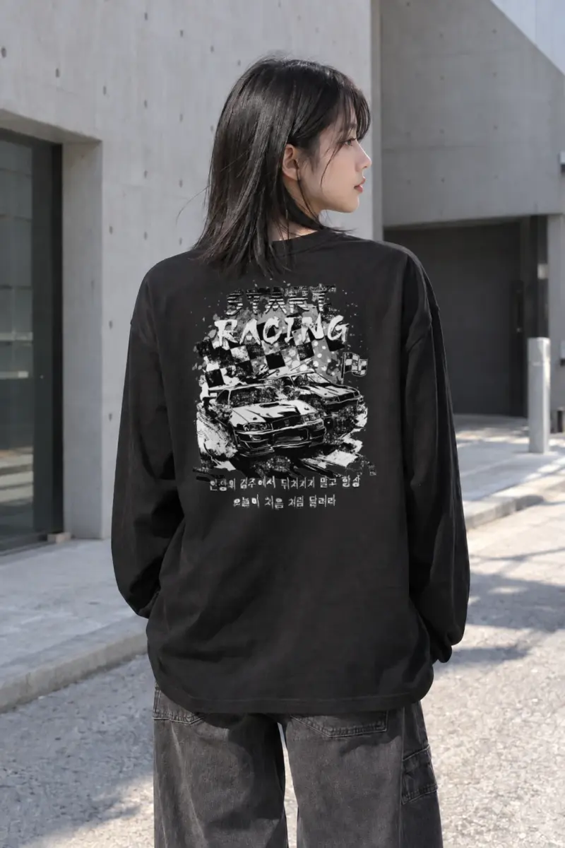 "Street Racing" Unisex Longsleeve T-shirt | Gildan 2400