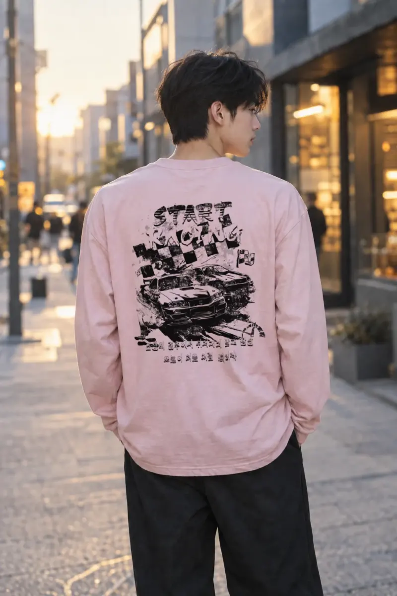 “Street Racing” Unisex Longsleeve T-shirt | Gildan 2400