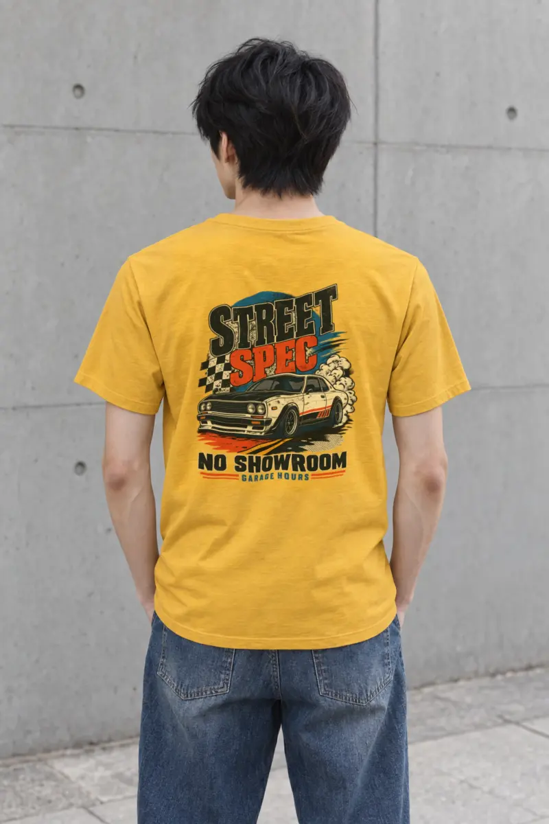 "Street Spec Garage" Heavyweight Unisex Crewneck T-shirt