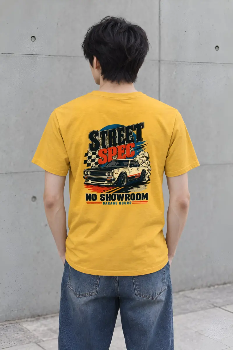 "Street Spec Garage" Heavyweight Unisex Crewneck T-shirt