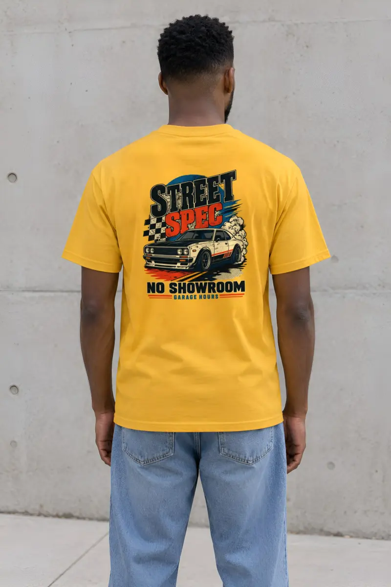 "Street Spec Garage" Heavyweight Unisex Crewneck T-shirt