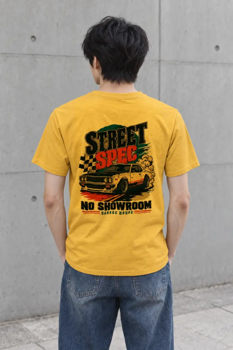 "Street Spec Garage" Heavyweight Unisex Crewneck T-shirt