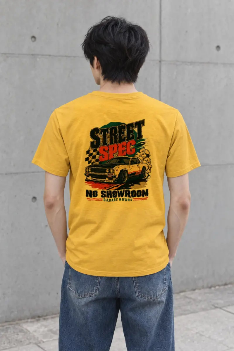 "Street Spec Garage" Heavyweight Unisex Crewneck T-shirt